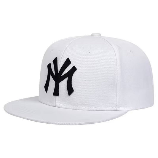 NY Era cap white with black logo